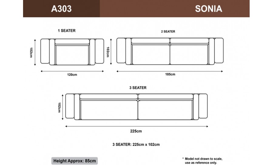 Sonia Leather Sofa Lounge Set